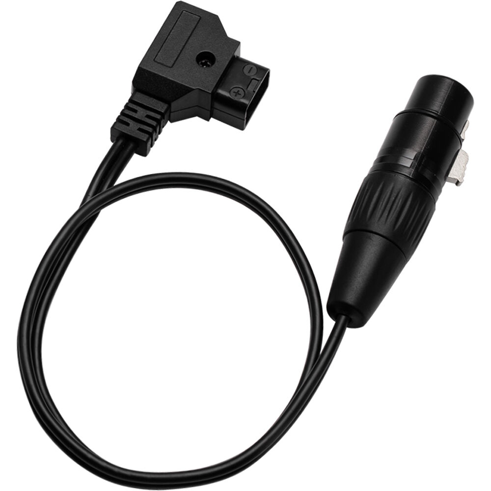 Cable COLBOR D-Tap a XLR para Batería V-Mount (19.7"") - Conexión D-Tap a XLR