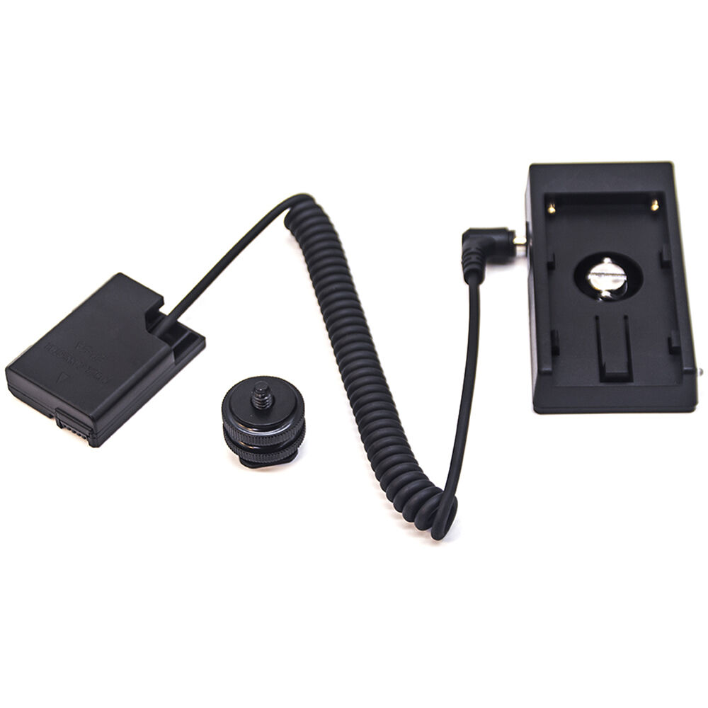 Placa de Batería L-Series DigitalFoto Solution Limited para Batería Falsa EN-EL14 (Cable Enrollado