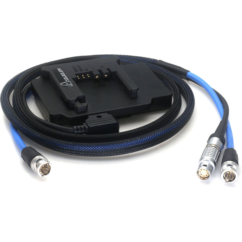 Placa B-Mount a V-Mount DigitalFoto Solution Limited con Cable Divisor de Poder D-Tap/SDI para ALEX