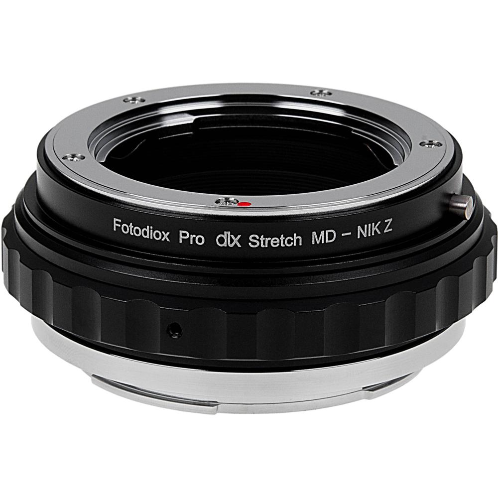 Adaptador FotodioX DLX Stretch de Metal para Lentes Minolta SR/MD/MC a Cámara Nikon Z con Helicoide