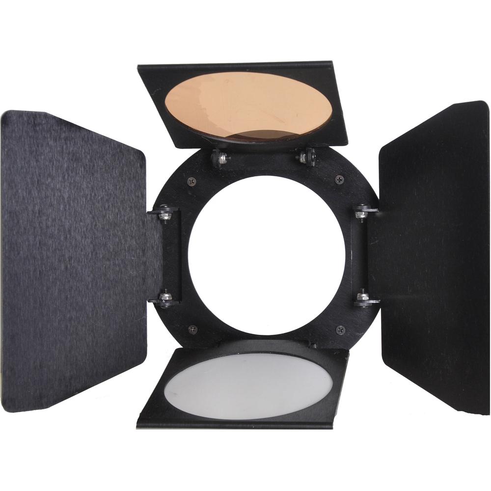 Frezzi Barndoor Combo Difusor y Filtro CTO para Luz LED Skylight con 4 Puertas y Filtros Integrados