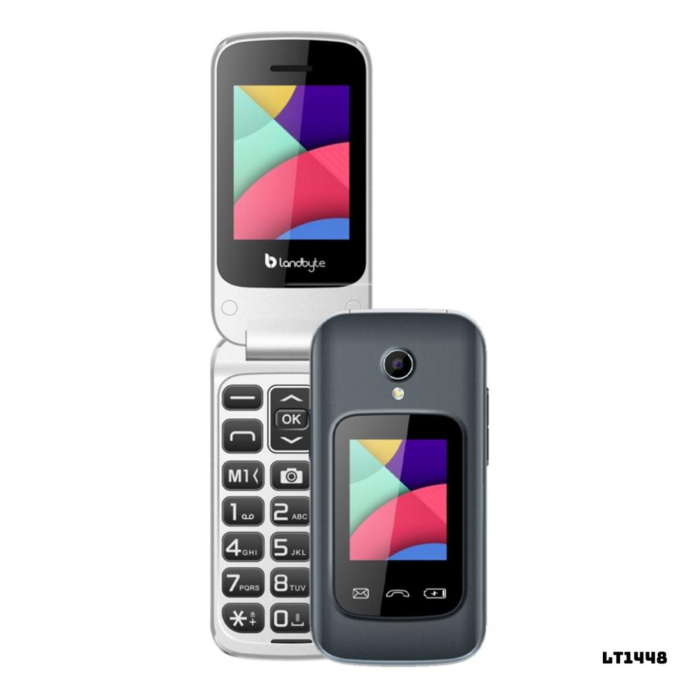 Celular Basico LANDBYTE LT1448 4G DUAL SIM Gris