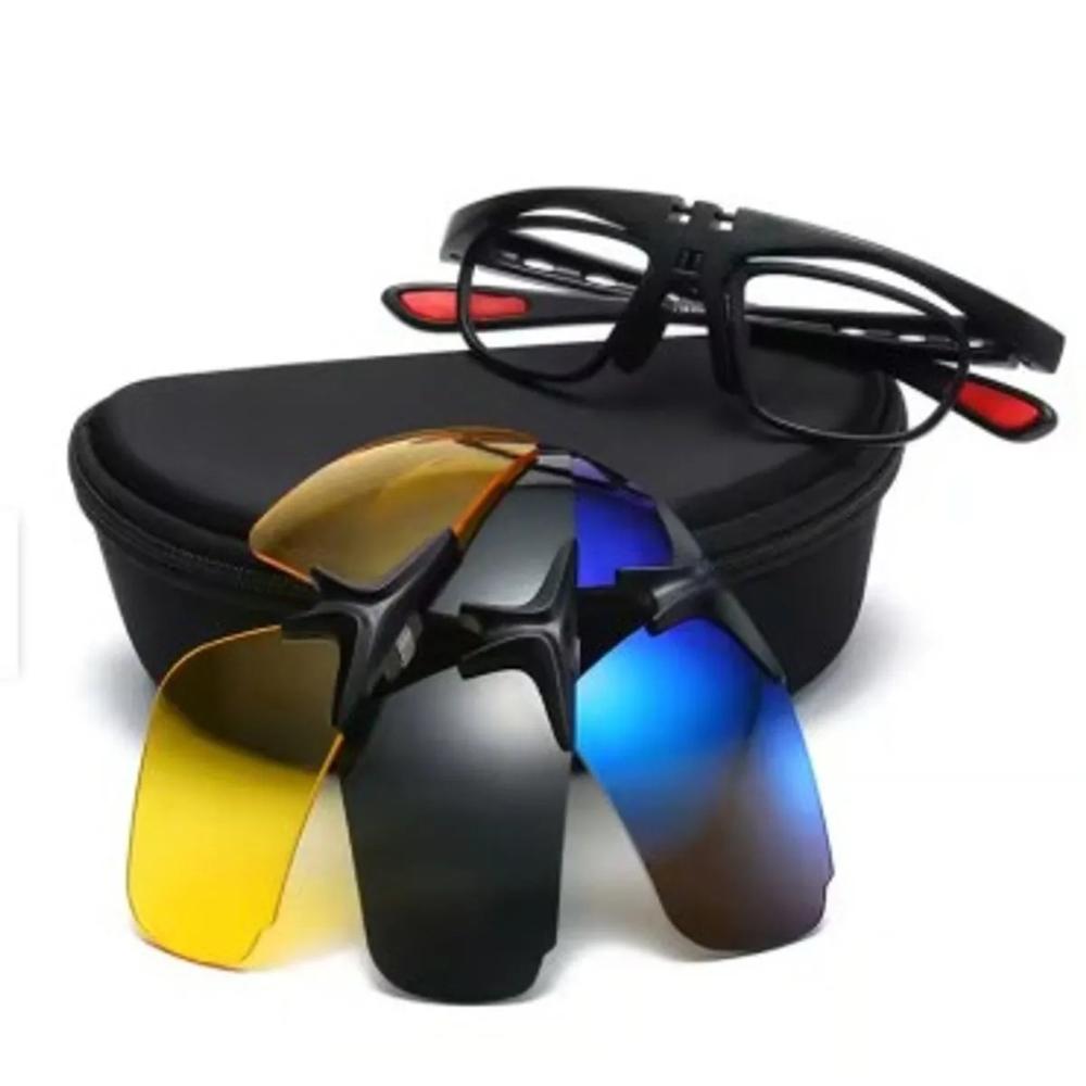 Gafas de sol deportivas polarizadas 4 en 1