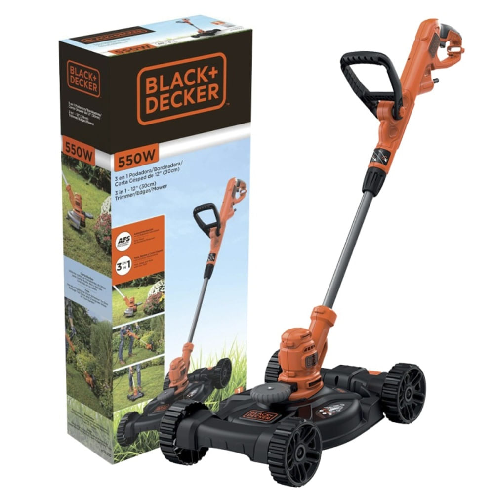 Podadora Black+decker Mte912 800w Color Naranja Y Negro 220v Con Accesorios