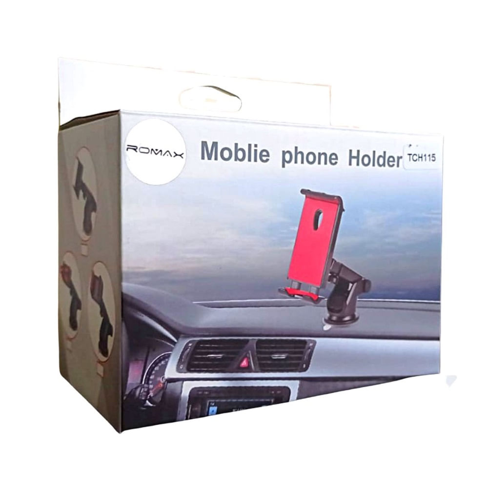 Holder-Romax Celular 360° Para Tablera Auto - TCH115 Holder-Romax Celular 360° Para Tablera Auto - TCH115