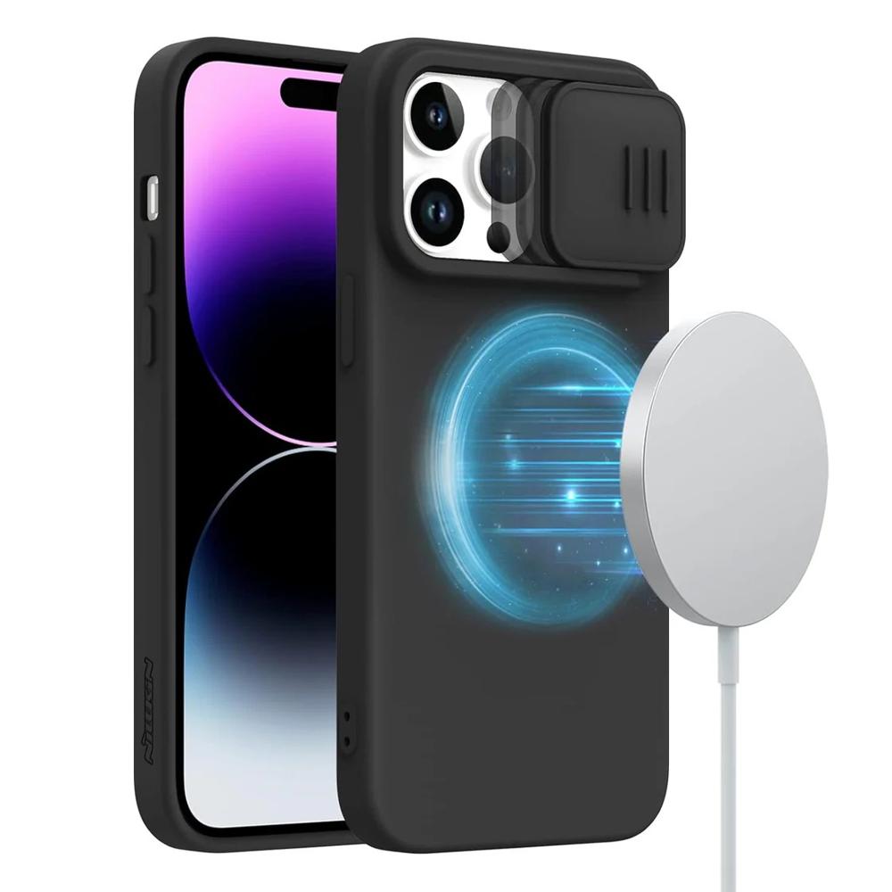Case Nillkin Camshield Silky Magnetic para Iphone 13 Pro Max Negro