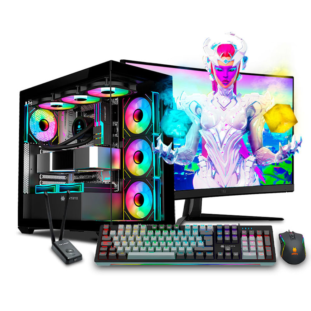 PC GAMER FALKOR RGB PLUS AMD RYZEN 7 7800X3D 32GB 1TB 27"" RTX5070 12GB MI PC LISTA MIPCLISTA