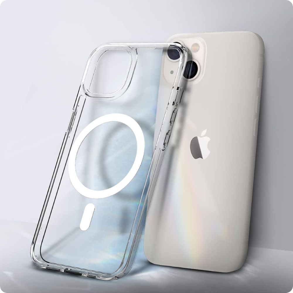 Case spigen magsafe clear para iphone 14