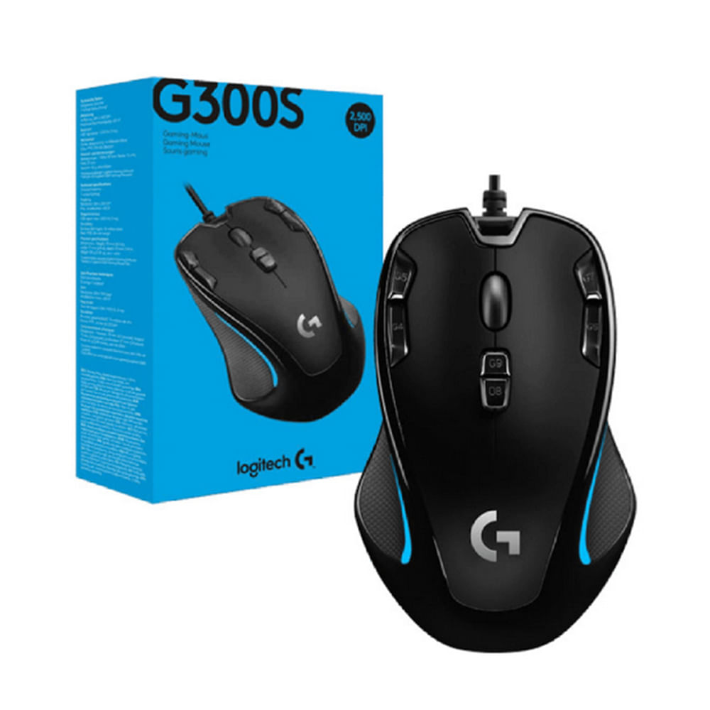 Mouse Logitech Gamer Óptico G300S Alámbrico Usb 2500dpi Mouse Logitech Gamer Óptico G300S Alámbrico Usb 2500dpi