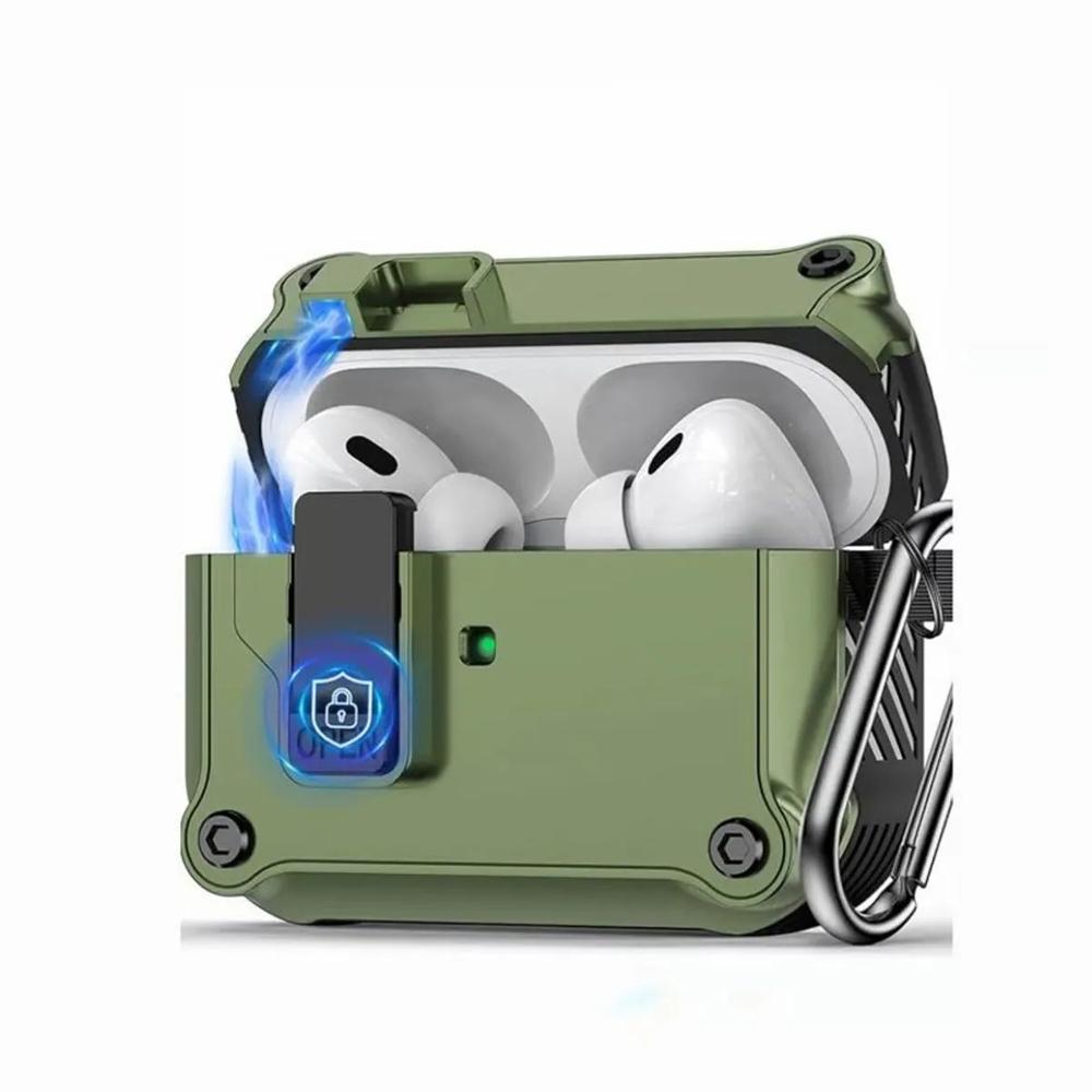Funda Estuche Case Magnetico para Airpods 4 Verde