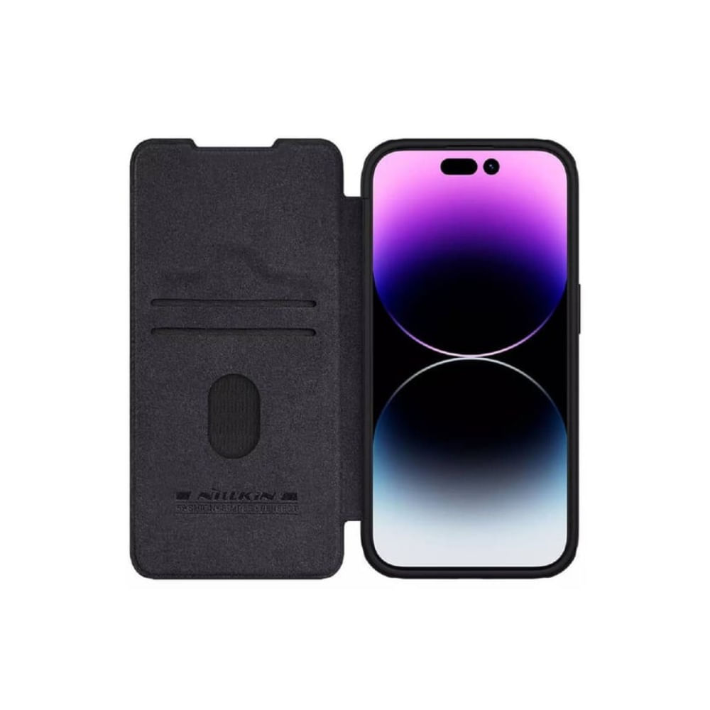 Case Nillkin Qin Pro Leather para Iphone 14 Pro Negro Case Nillkin Qin Pro Leather para Iphone 14 Pro Negro