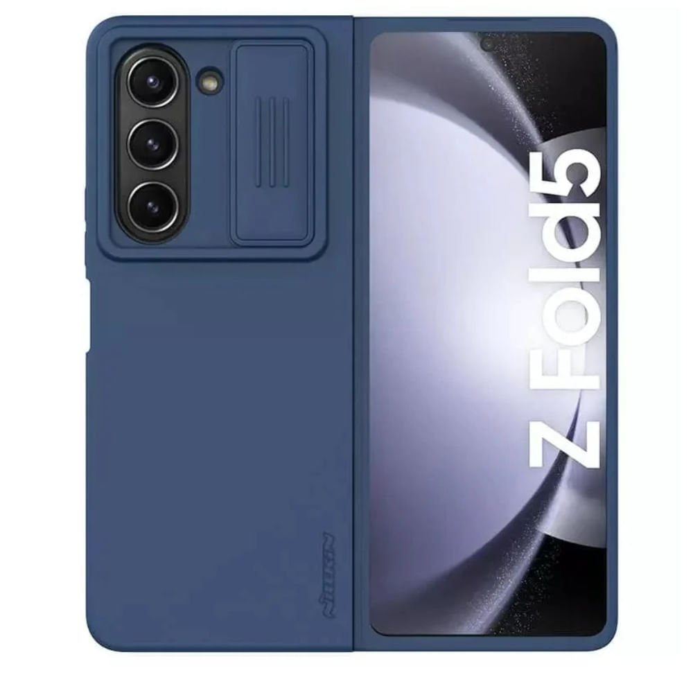 Case Nillkin Camshield Silky para Samsung Zfold 4 Azul