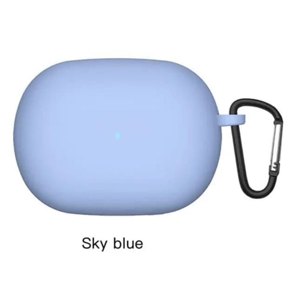 Funda Estuche Case de silicona para Xiaomi Buds 4 Pro celeste