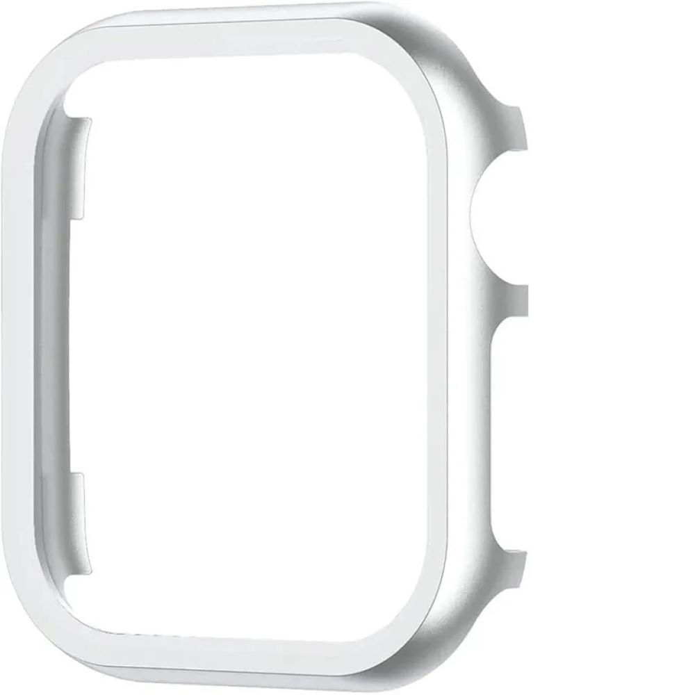 Bumper case de acero inox para smartwatch de 38mm plata