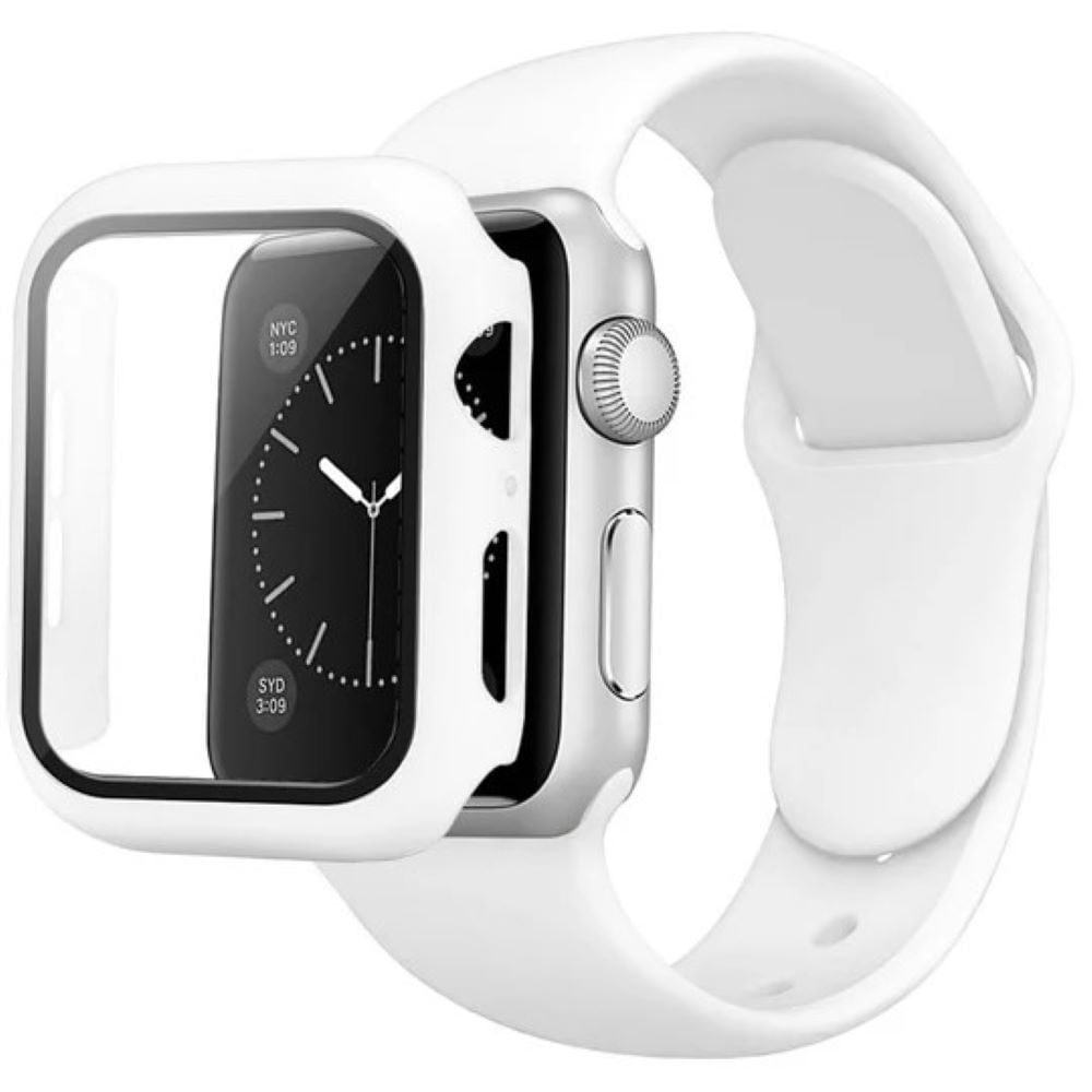 Bumper case para apple watch de 46mm serie 10 blanco