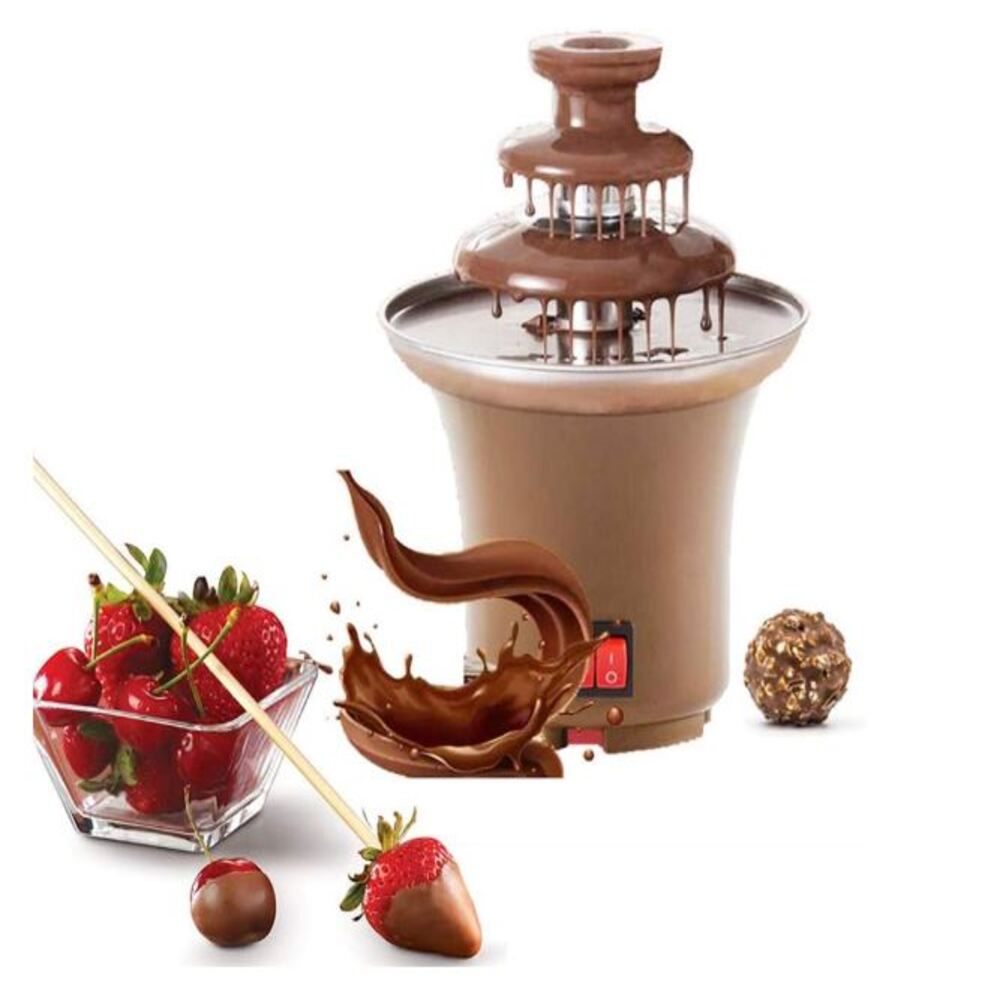 Mini fuente de chocolate de 3 niveles Mini fuente de chocolate de 3 niveles