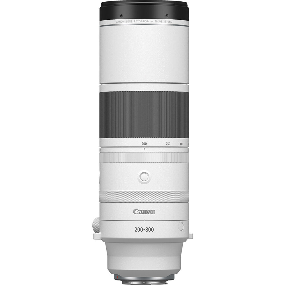 Canon RF 200-800mm f/6.3-9 IS USM Lens - Full-Frame, Nano USM, Estabilizador Óptico, 3 Elementos UD