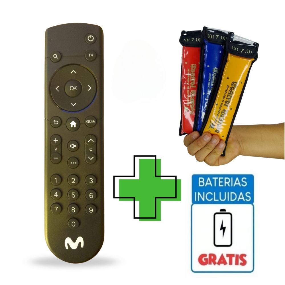 Control Movistar para Decodificador + Funda