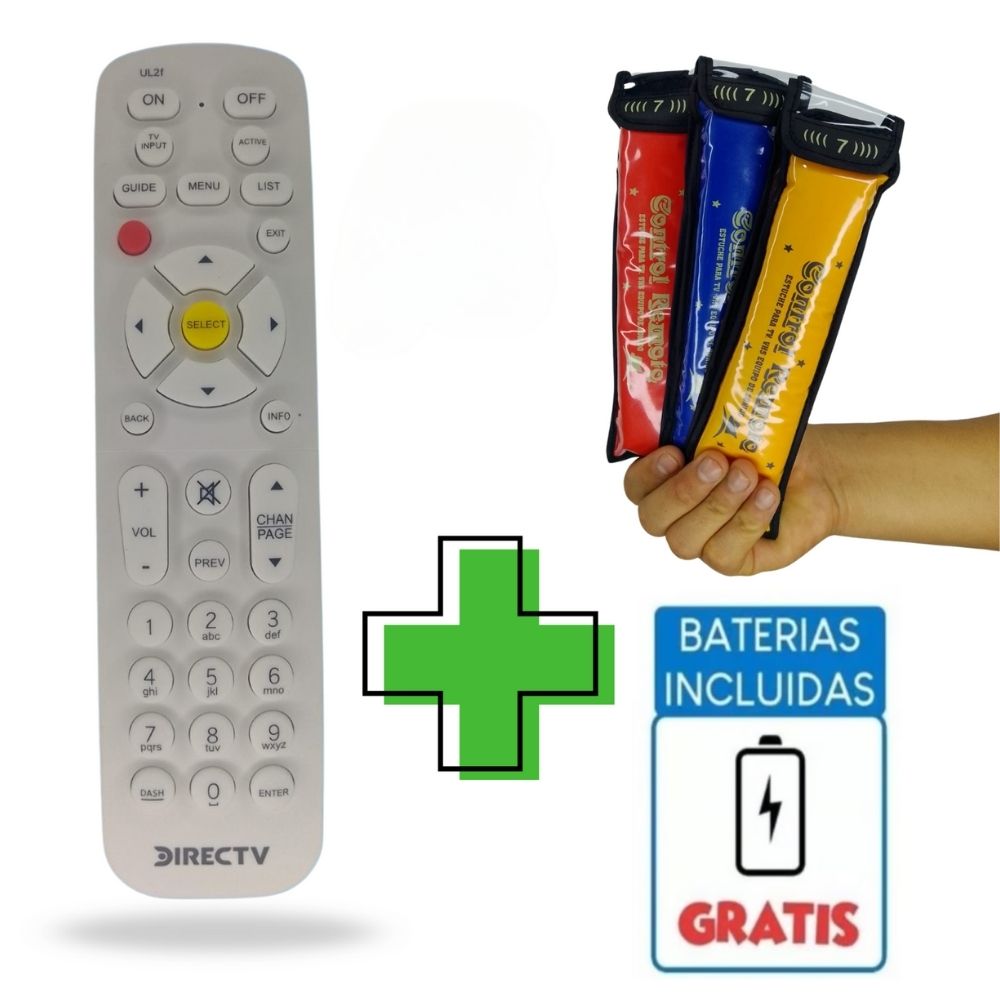 Control Remoto para Decodificador Directv + funda