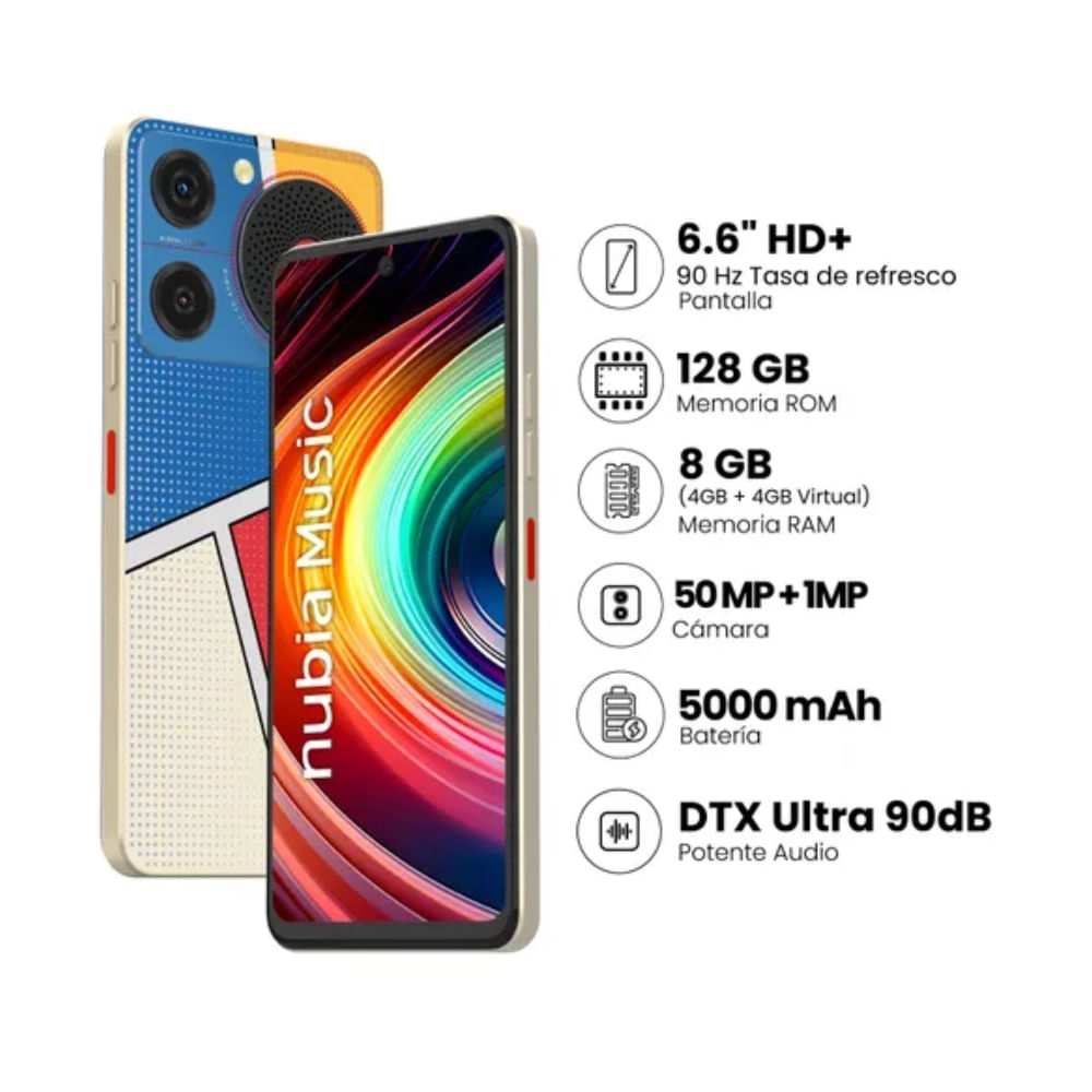 Celular ZTE Nubia Music 6.6 Celular ZTE Nubia Music 6.6