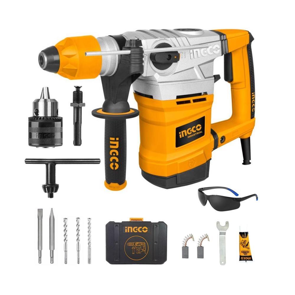 Taladro Rotomartillo 1800w Pared +adaptador Chuck 1/2' Ingco
