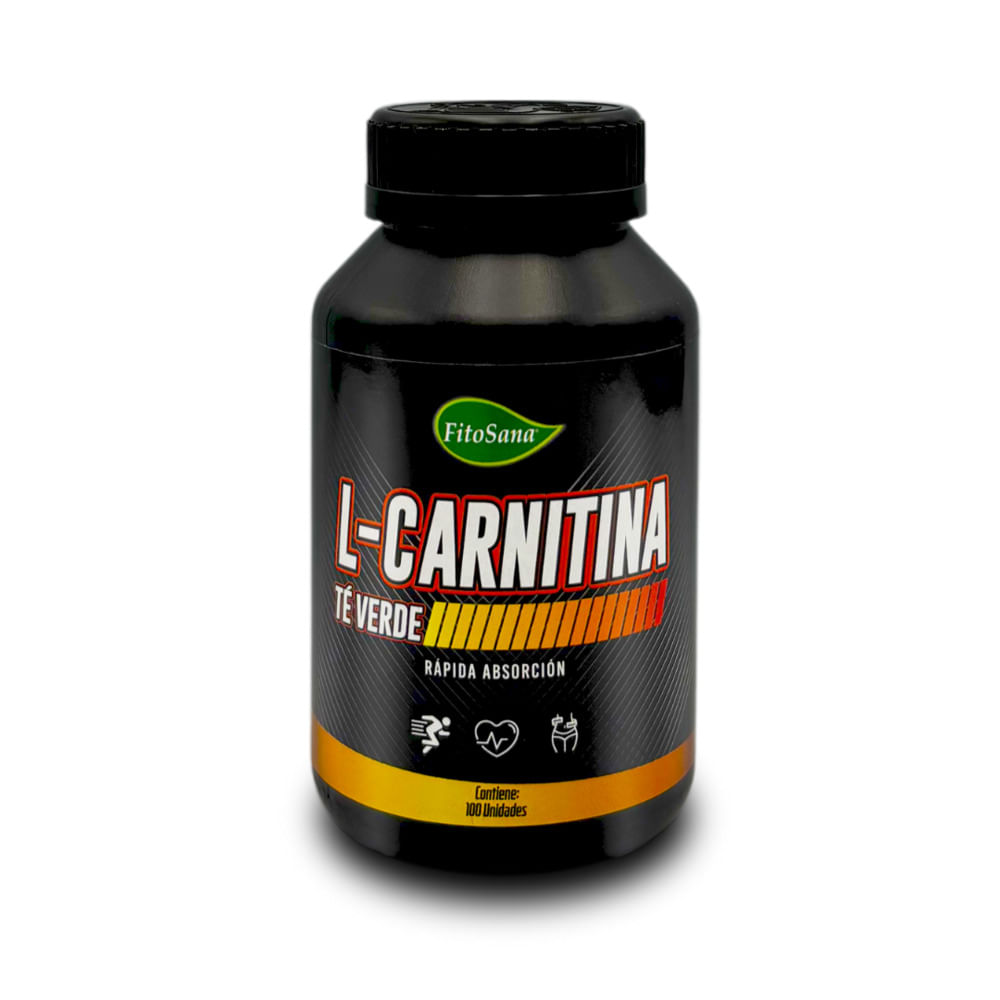 L-Carnitina con Te Verde Fitosana - Capsulas 100u