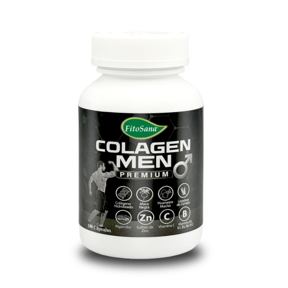 Colagen Men Premium Fitosana - Colageno Hidrolizado Capsulas 100u