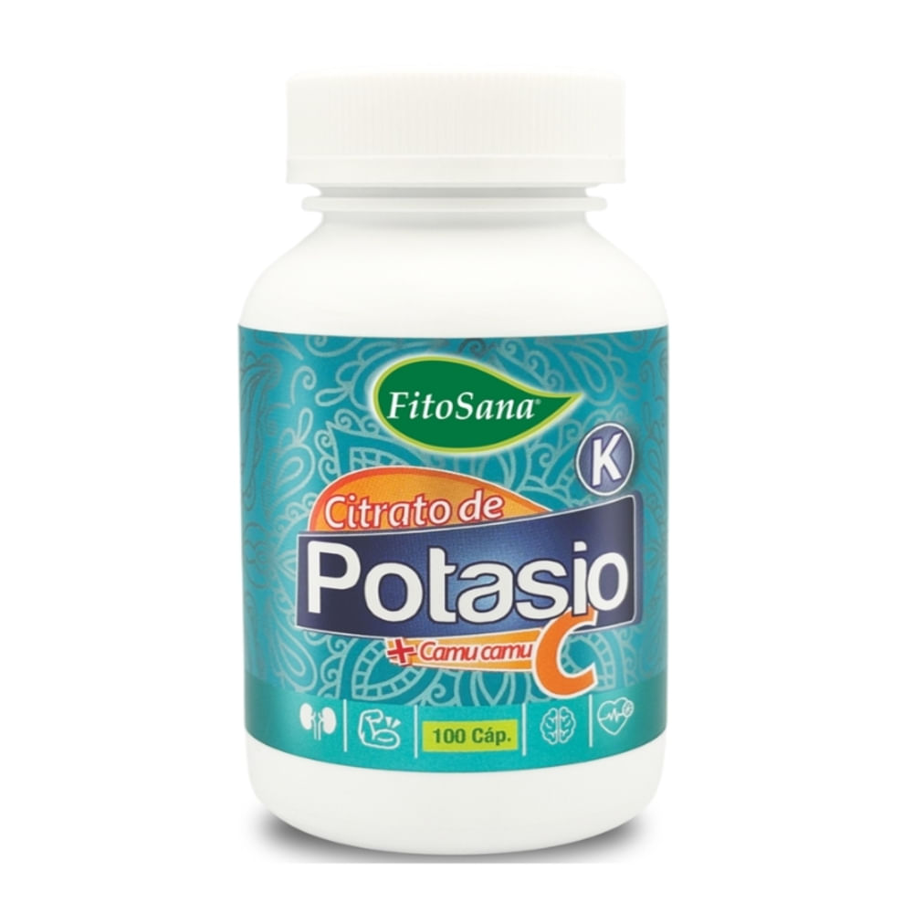Citrato de Potasio con Camu Camu Fitosana - Capsulas 100u