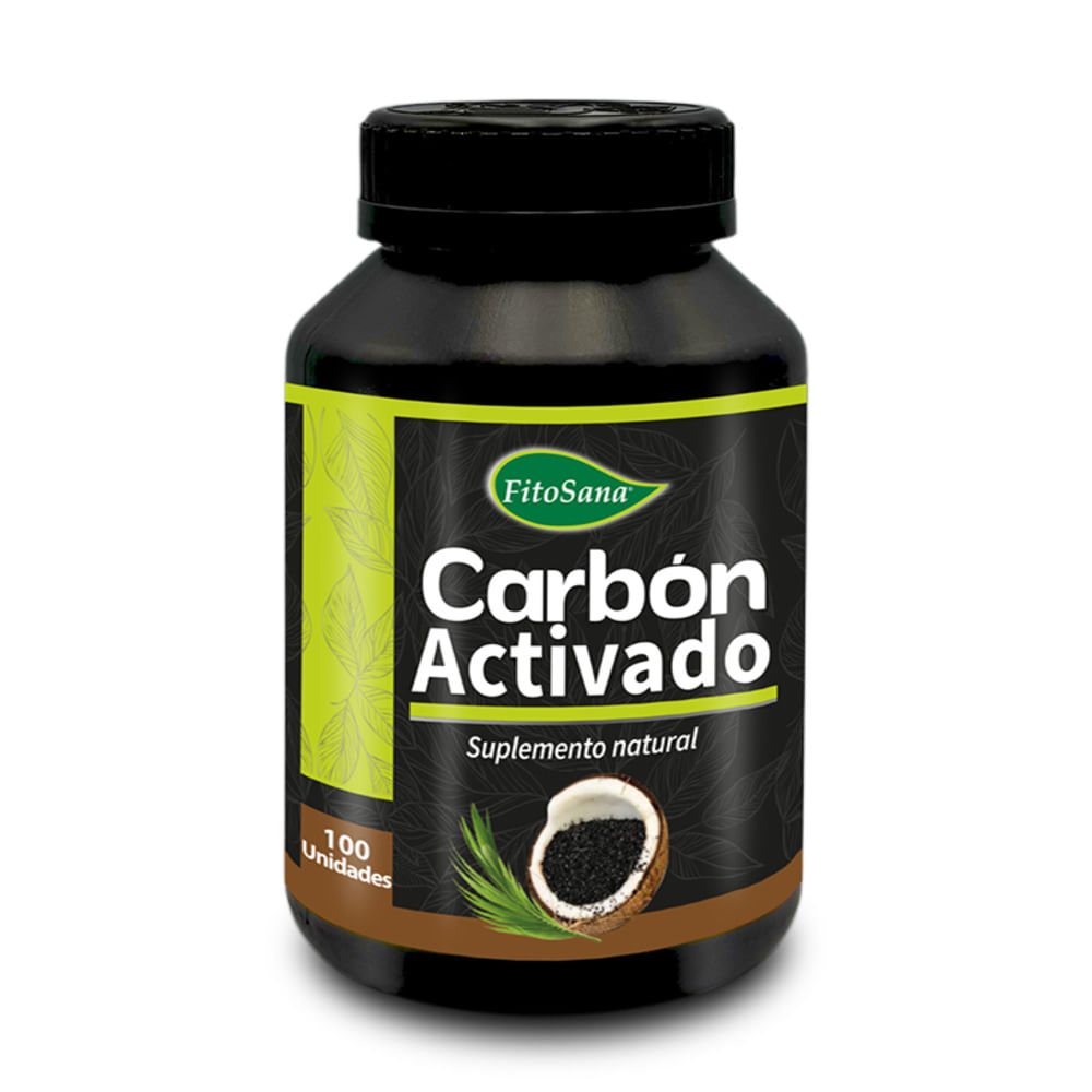 Carbon Activado Fitosana - Capsulas 100u