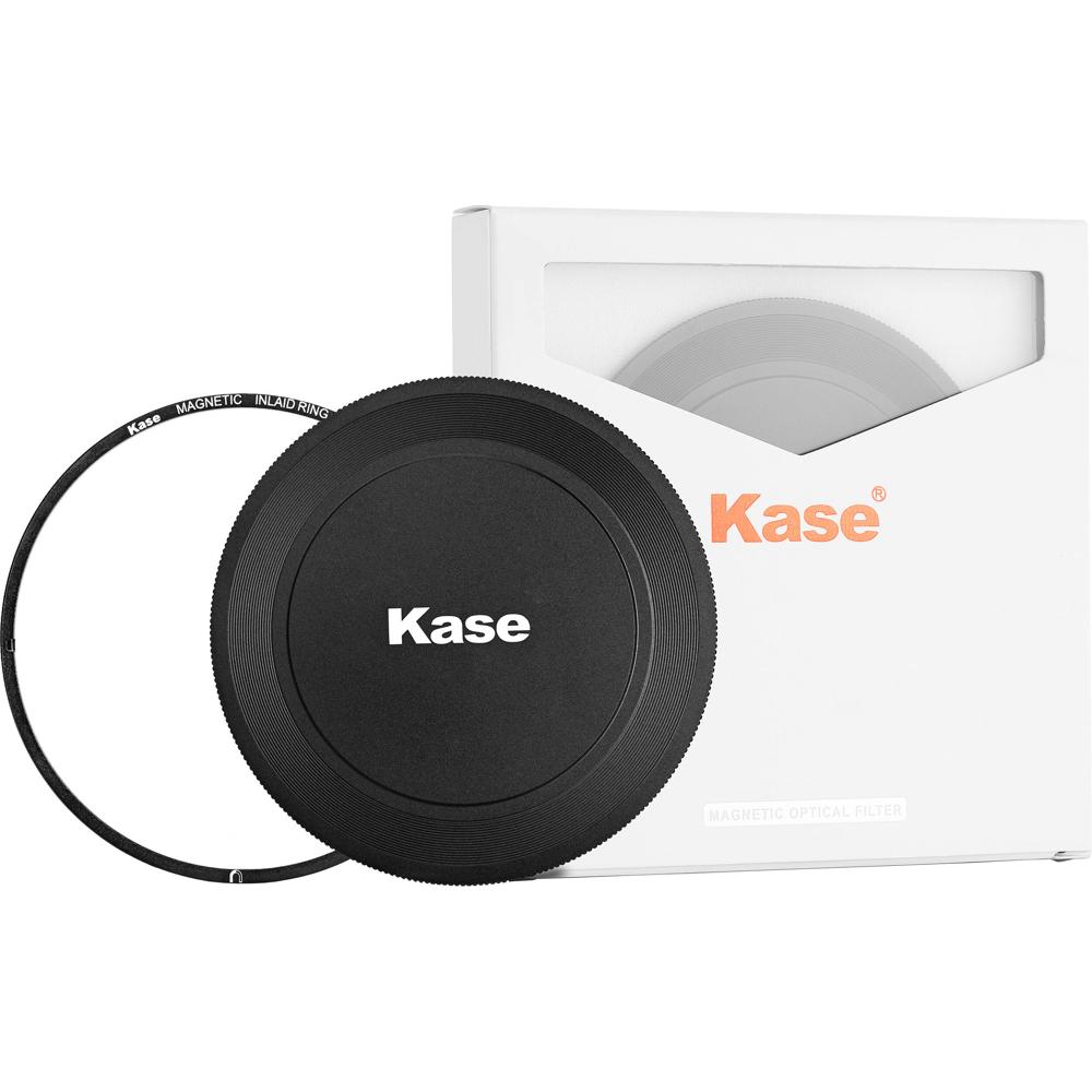 Kit de Tapa Frontal Magnética Universal Kase (95mm) con Adaptador Incrustado y Tapa Magnética