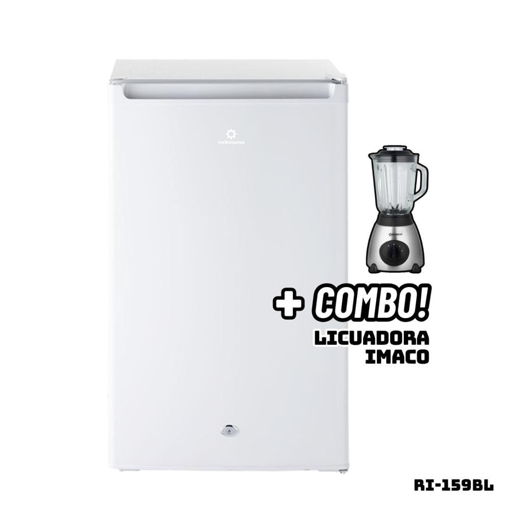 Frigobar INDURAMA 122 Litros RI-159BL Blanco + Licuadora  IMACO