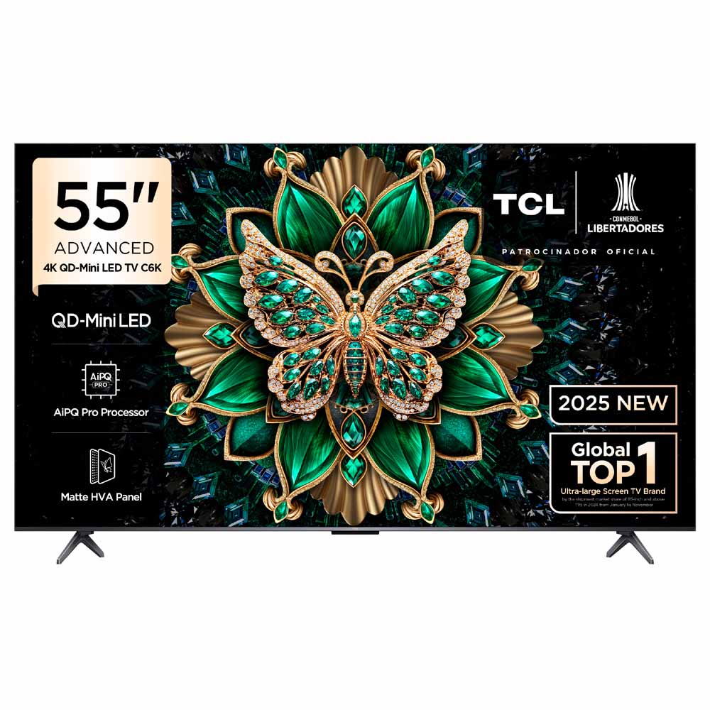 Televisor TCL Mini LED 55"" UHD 4K Smart TV 55C6K