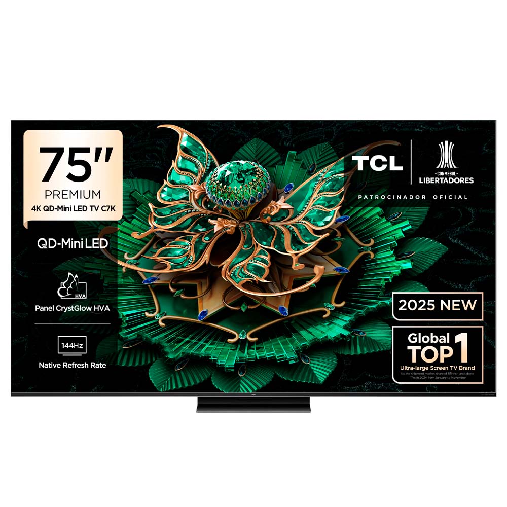 Televisor TCL Mini LED 75"" UHD 4K Smart TV 75C7K