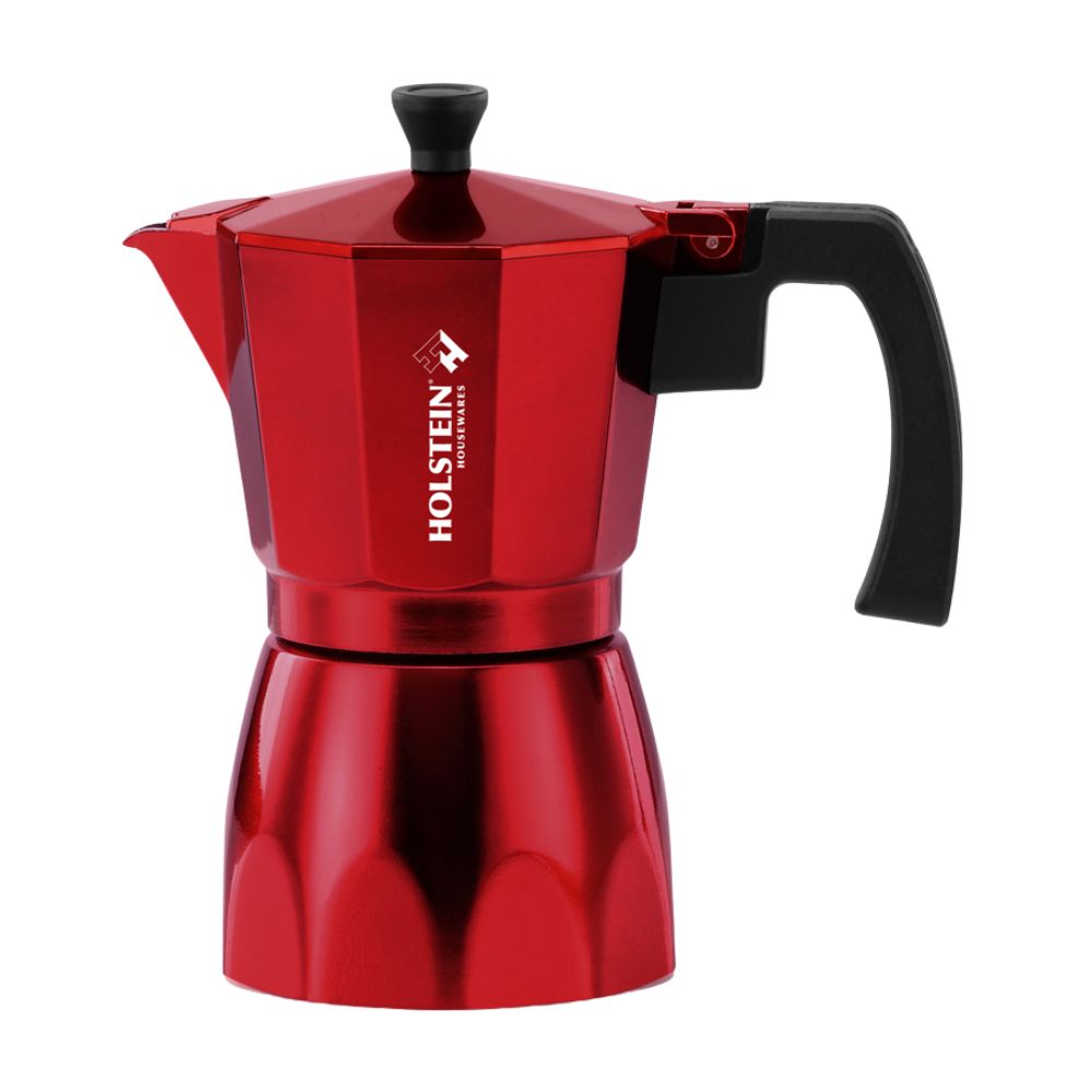 Cafetera Italiana Rojo Torn Holstein