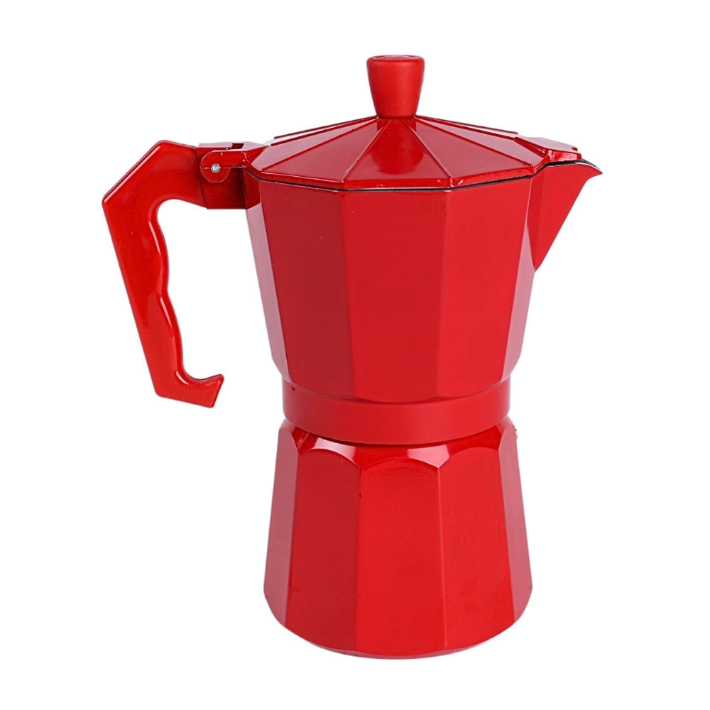 Cafetera Italiana 300ml Rojo Orange