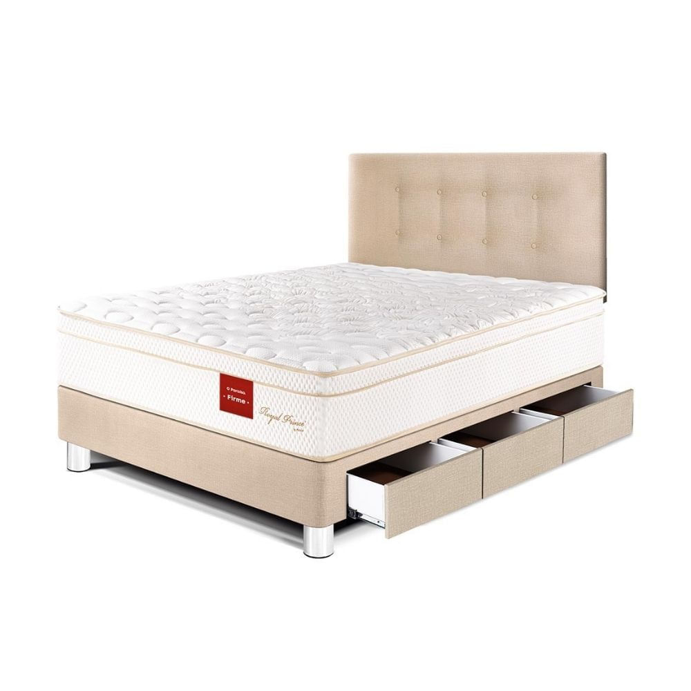 Dormitorio Paraíso Royal Prince Cajones 1.5 plazas Champagne