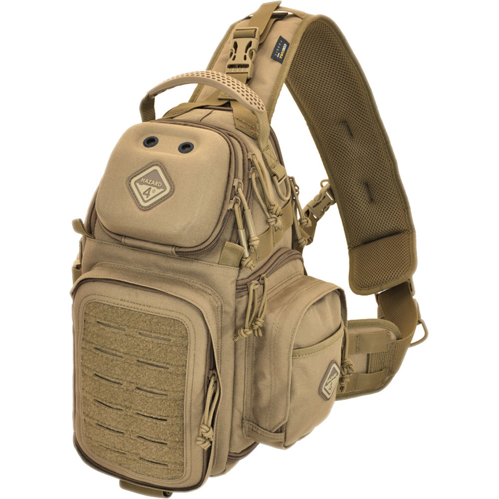 Hazard 4 Freelance Photo y Drone Tactical Sling-Pack (Coyote) - Capacidad para DSLR, Lentes y Acces