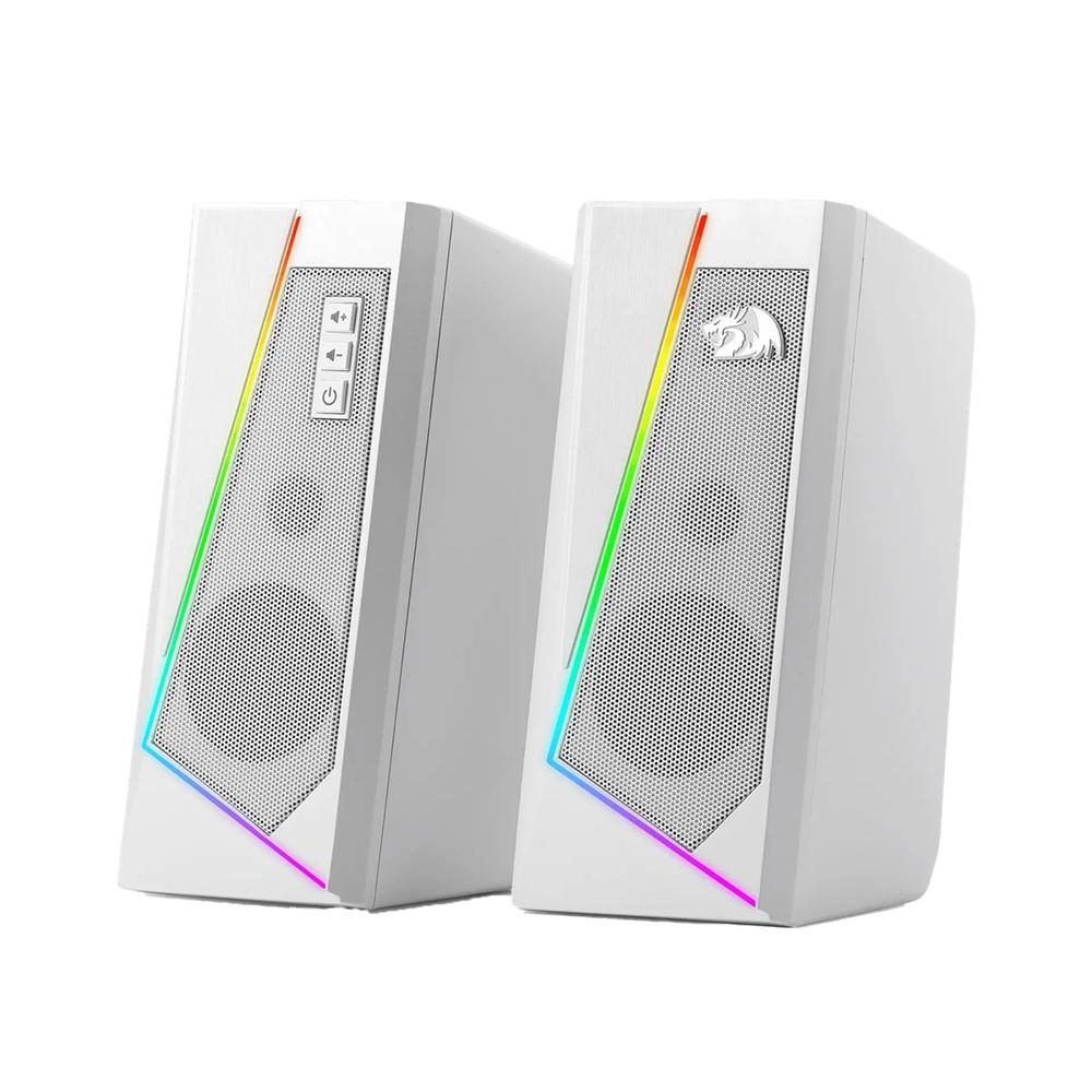 Parlante 2.0 Redragon Anvil GS520 RGB - Blanco