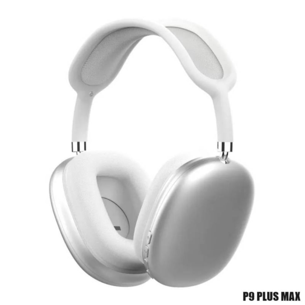 Audífonos Bluetooth P9 Plus Max Color Blanco