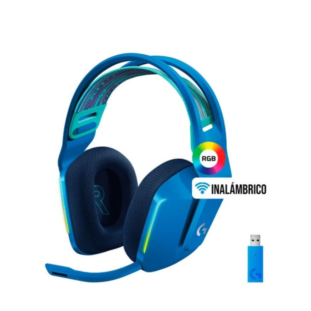 Audífonos Logitech G733 Ligthspeed-Azul
