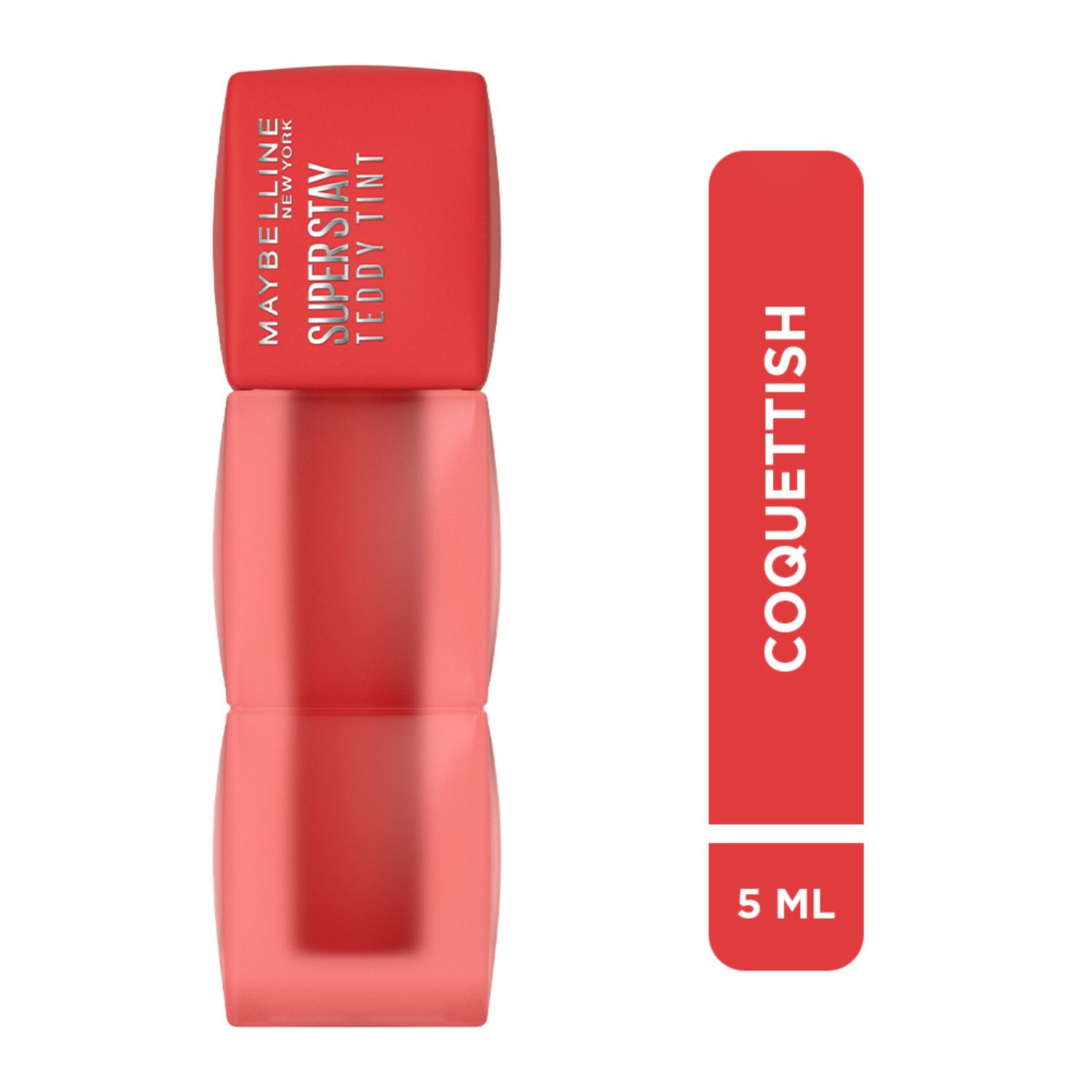 Tinta De Labios Maybelline Super Stay Teddy Tint 30 Coquettish 5 Ml