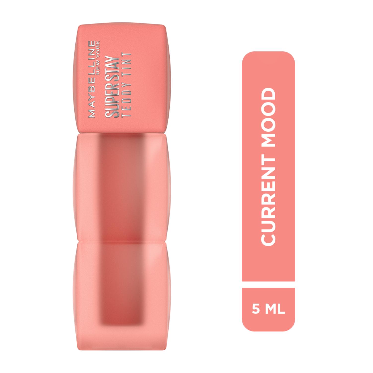 Tinta De Labios Maybelline Super Stay Teddy Tint 10 Current Mood 5 Ml