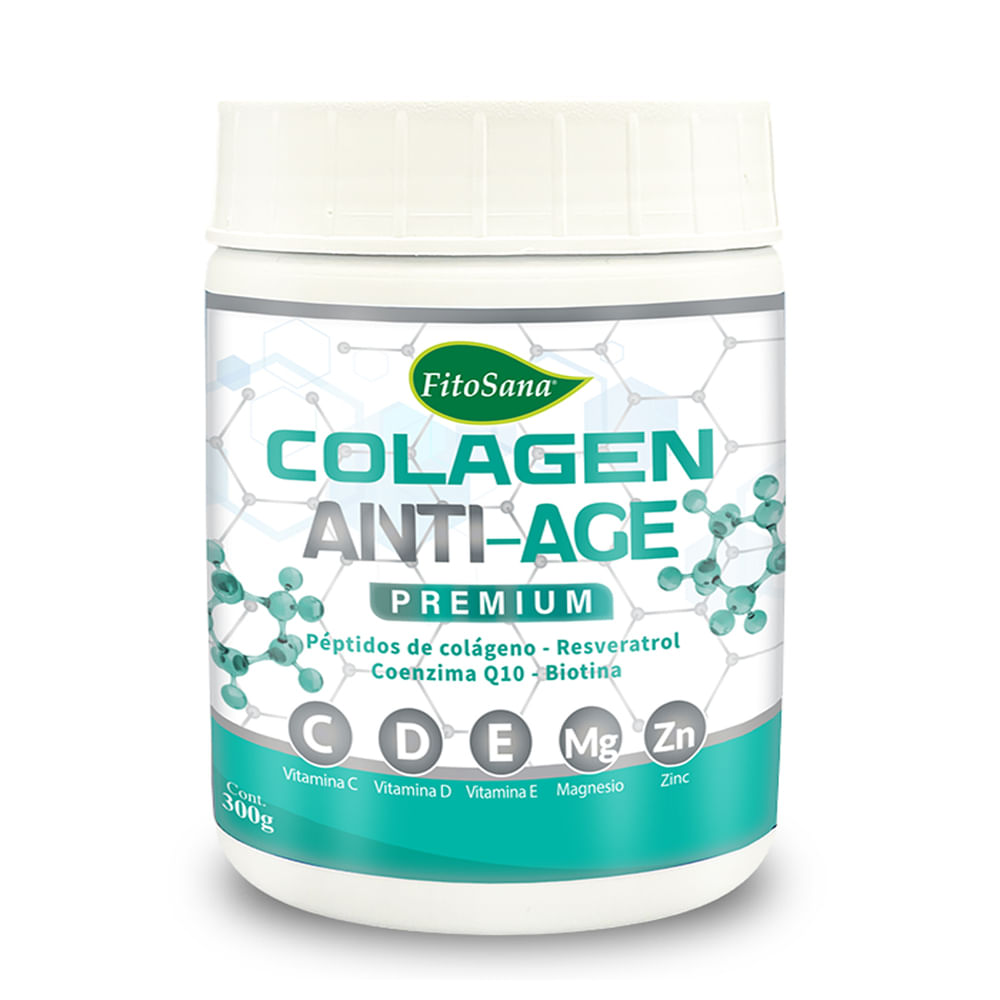 Colagen Anti-Age Premium Fitosana - Peptidos de Colageno Hidrolizado 300g