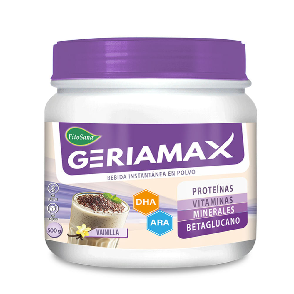 Geriamax Fitosana - Suplemento en Polvo Sabor a Vainilla 500g