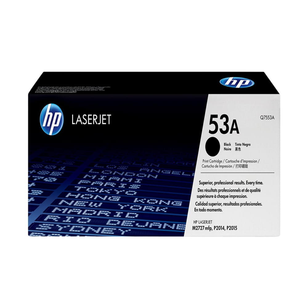 TONER HP 53A LJ P2015,M2727 - P/N: 1PQ7553A| Oechsle.pe - Oechsle