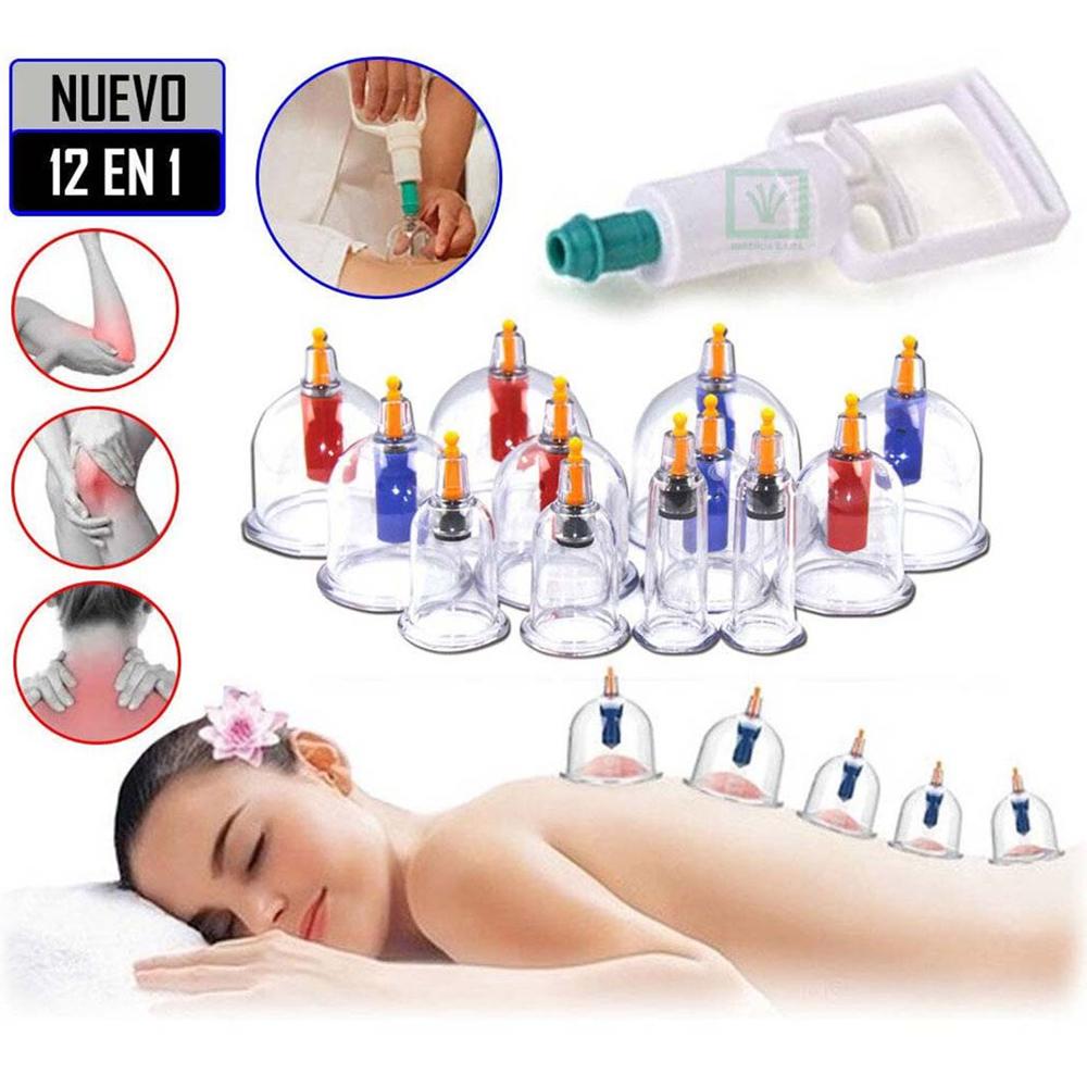 Ventosas para Masajes Kit 12 Piezas