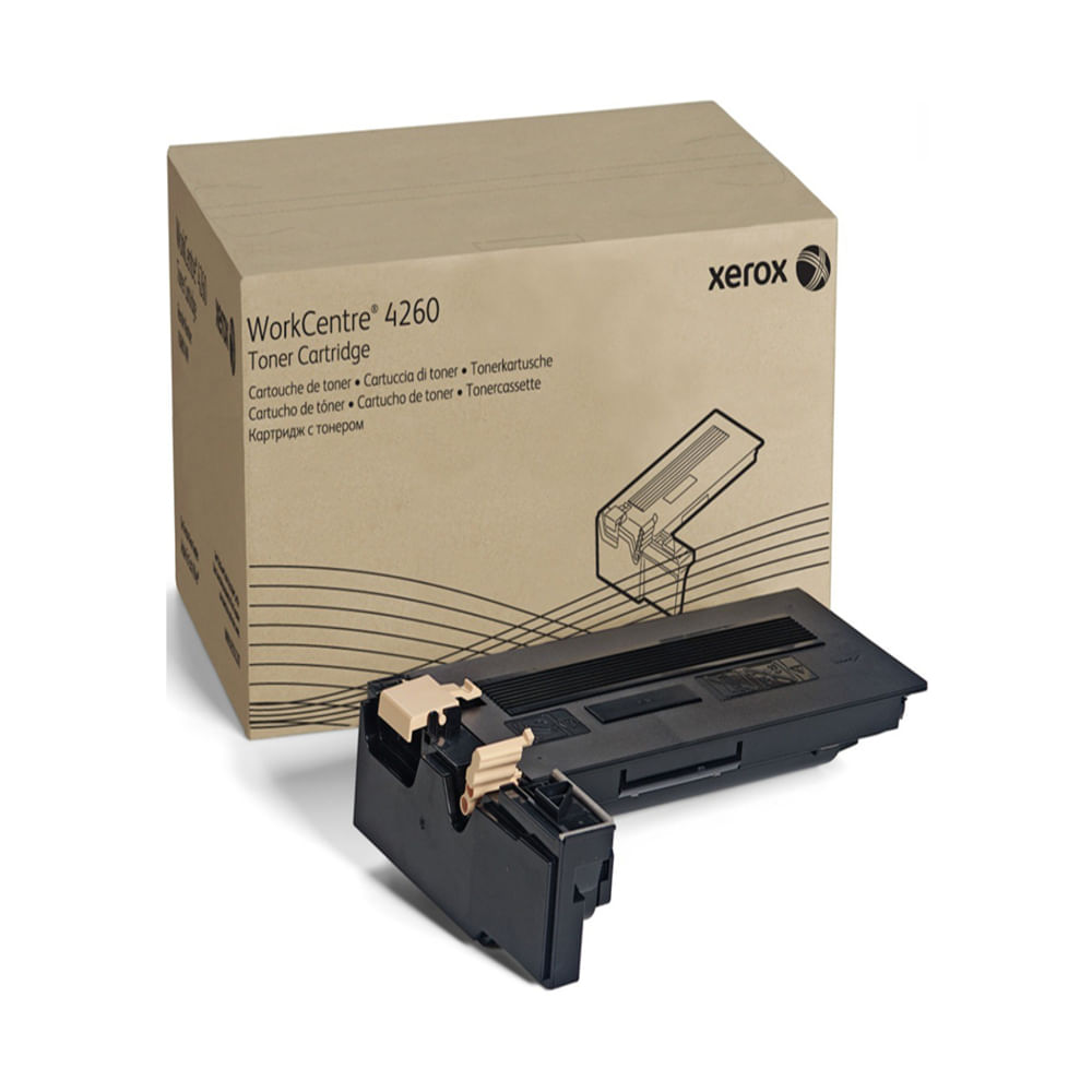 TONER XEROX 106R01410 COLOR NEGRO 25000 PAGINAS PARA IMPRESORA XEROX WORKCENTRE 4250 P/N: 106R01410