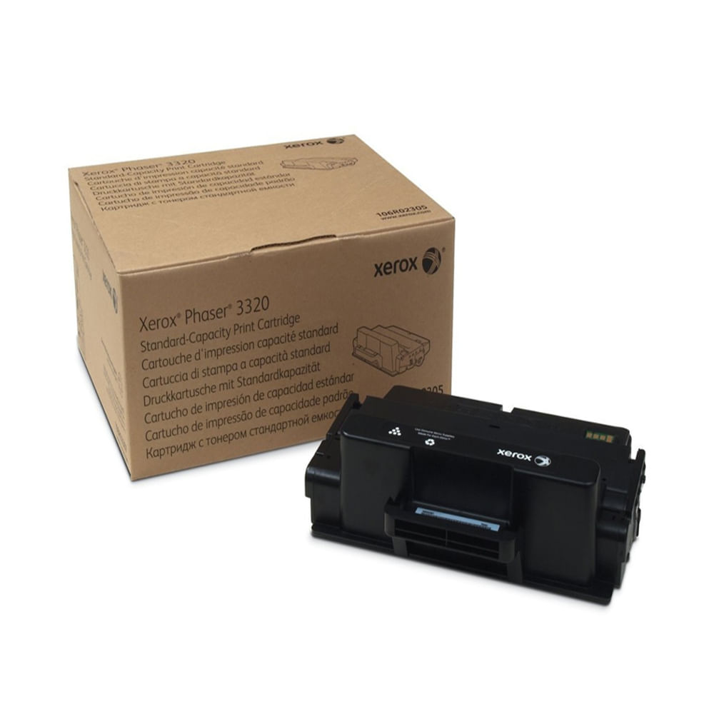 TONER XEROX 106R02306 COLOR NEGRO 11000 PAGINAS, PARA IMPRESORA XEROX PHASER 3320 - P/N: 106R02306