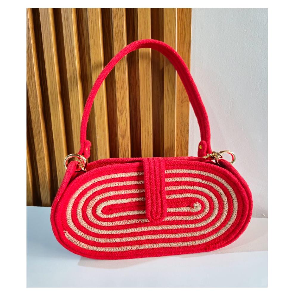 Cartera Tejida Elizabeth color Multicolor PUNTO & ARTE