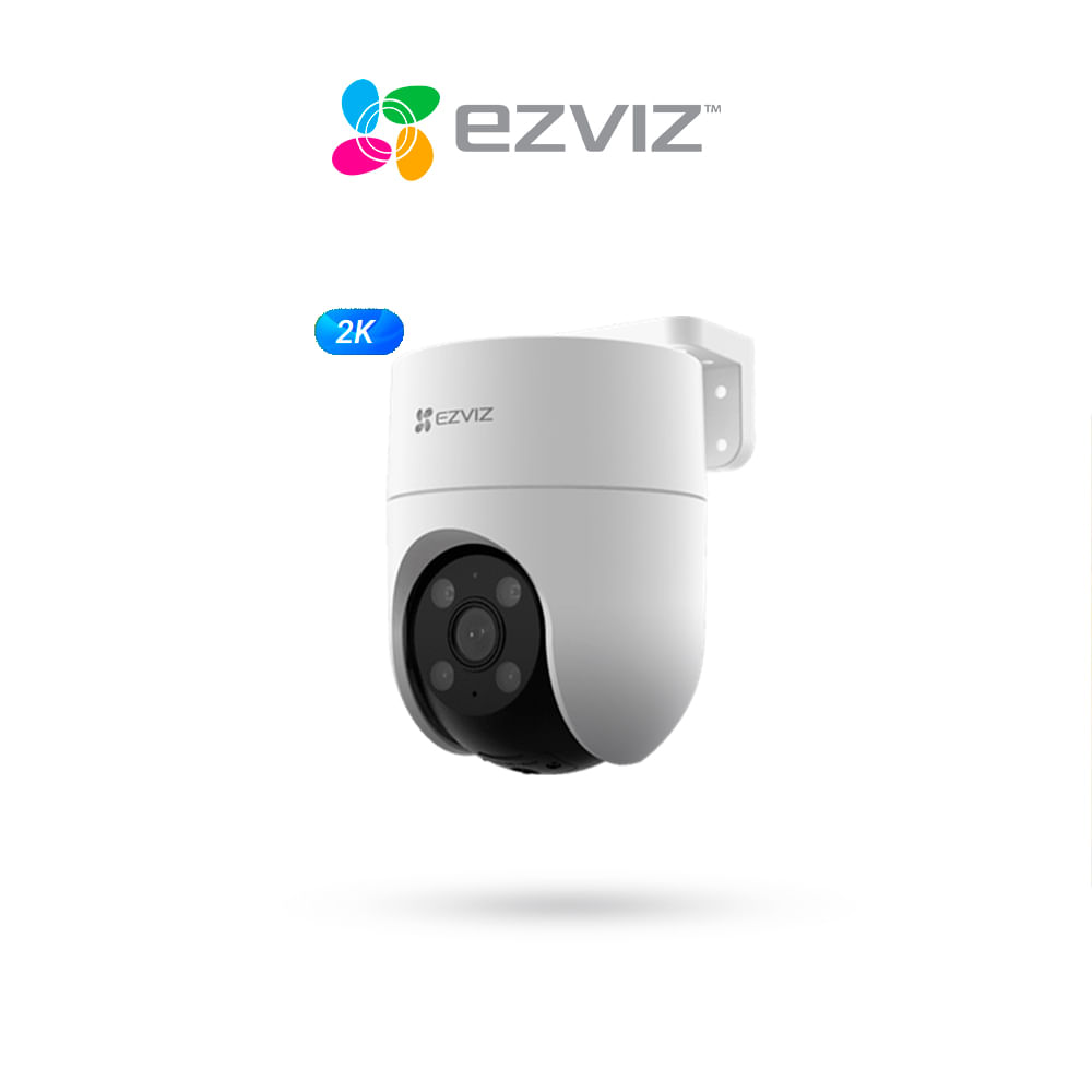 Cámara De Seguridad Inteligente Para Exteriores H8C 2K 3MP Ezviz FLF